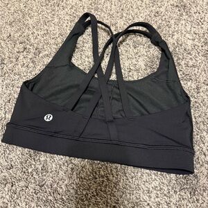 lululemon athletica Black Strappy Sports Bra